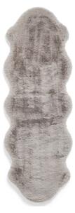 Svetlosivý syntetický behúň 60x180 cm Super Teddy – Think Rugs
