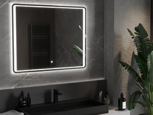 Mexen Zusa, LED kúpeľňové zrkadlo s podsvietením 100x80 cm, 6000K, ochrana proti zahmlievaniu, 9808-100-080-611-00