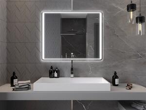 Mexen Zusa, LED kúpeľňové zrkadlo s podsvietením 100x80 cm, 6000K, ochrana proti zahmlievaniu, 9808-100-080-611-00