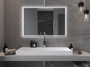 Mexen Zusa, LED kúpeľňové zrkadlo s podsvietením 120x80 cm, 6000K, ochrana proti zahmlievaniu, 9808-120-080-611-00