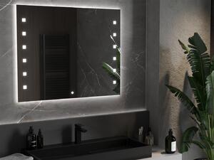Mexen Ner, LED kúpeľňové zrkadlo s podsvietením 100x80 cm, 6000K, ochrana proti zahmlievaniu, 9809-100-080-611-00