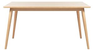 Rozkladací jedálenský stôl s doskou v dubovom dekore v prírodnej farbe 150x90 cm Barrali – Unique Furniture