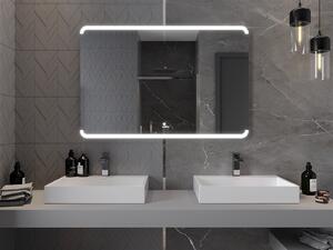 Mexen Nida, LED kúpeľňové zrkadlo s podsvietením 120x80 cm, 6000K, ochrana proti zahmlievaniu, 9806-120-080-611-00