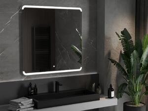 Mexen Nida, LED kúpeľňové zrkadlo s podsvietením 100x100 cm, 6000K, ochrana proti zahmlievaniu, 9806-100-100-611-00