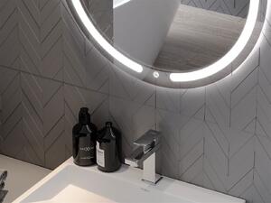 Mexen Rose, LED kúpeľňové zrkadlo s podsvietením 90x90 cm, 6000K, ochrana proti zahmlievaniu, 9810-090-090-611-00