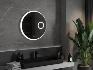 Mexen Ella, LED kúpeľňové zrkadlo s podsvietením a kozmetickým zrkadielkom 70x70 cm, 6000K, ochrana proti zahmlievaniu, 9811-070-070-611-00