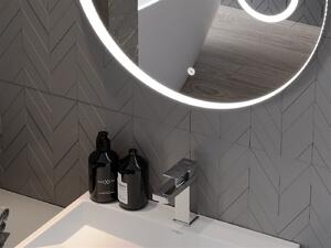 Mexen Ella, LED kúpeľňové zrkadlo s podsvietením a kozmetickým zrkadielkom 60x60 cm, 6000K, ochrana proti zahmlievaniu, 9811-060-060-611-00