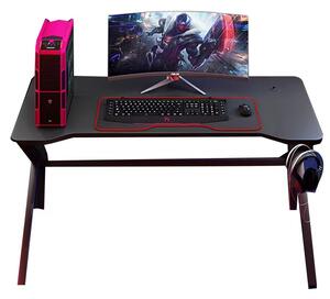 GAME 1 herný stolík, čierna/červená