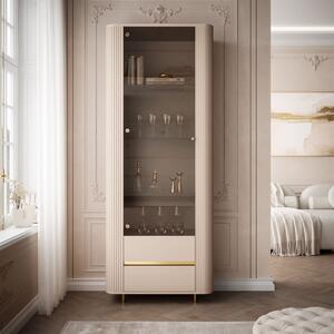 VITRÍNA PORTOFINO GOLD BÉŽOVÁ 76 cm