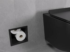 MEXEN - zásobník na toaletný papier X-WALL-B, čierna - 1975
