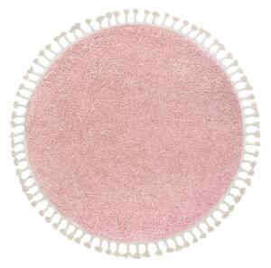 Koberec BERBER 9000 kruh ružový Fredzle berber marokánsky shaggy