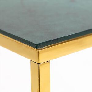 Zelený Konzolový stolík Alisma 26 × 79,5 × 80,5 cm ACTONA