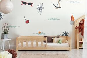 Detská posteľ Mila Raily so zábranou 140x70 140x70 cm