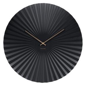 Hodiny v čiernej farbe Karlsson Sensu, ⌀ 50 cm