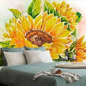Samolepiaca tapeta nádherná slnečnica - 150x100