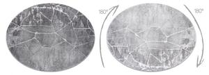 Koberec MEFE kruh 2783 Marmur - tmavo sivý
