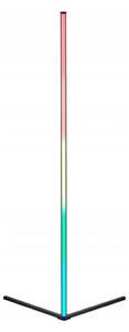 Čierna LED stojacia lampa (výška 141 cm) Level – Reality