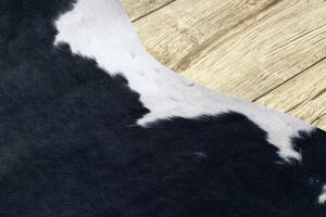 Koberec imitácia kože Krava G5070-3 čierna-biela