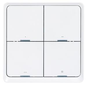 Retlux - Inteligentný 4-tlačidlový vypínač 1xCR2430 biely