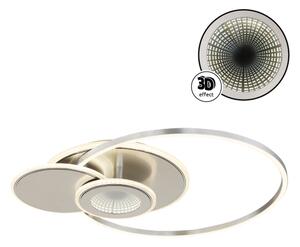 Globo 68278-24 - LED stmievateľné stropné svietidlo BELTRAN LED/24W/230V strieborné s diaľkovým ovládaním