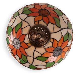 Brilagi - Tiffany vitrážová stolná lampa SUNFLOWER 1xE27/60W/230V