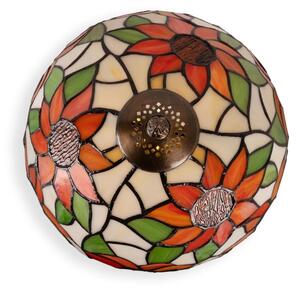 Brilagi - Tiffany vitrážová stolná lampa SUNFLOWER 1xE27/60W/230V + 1xE14/40W