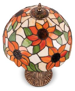 Brilagi - Tiffany vitrážová stolná lampa SUNFLOWER 1xE27/60W/230V