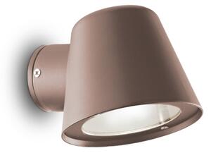 Ideal Lux - Vonkajšie nástenné svietidlo GAS 1xGU10/28W/230V IP43 hnedé