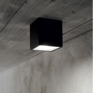 Ideal Lux - Vonkajšie bodové svietidlo TECHO 1xGU10/20W/230V 15x15 cm IP54 čierne