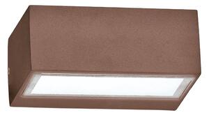Ideal Lux - Vonkajšie nástenné svietidlo TWIN 1xG9/28W/230V IP44 hnedé