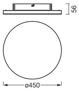 Osram - prisadený LED panel PLANON LED/28W/230V 3000K pr. 45 cm biely