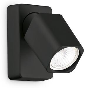 Ideal Lux - LED nástenné bodové svietidlo RUDY 1xGU10/7W/230V CRI 90 čierne