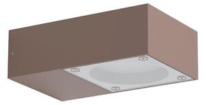 Ideal Lux - Vonkajšie nástenné svietidlo SIRIO 1xGX53/9W/230V IP65 hnedá
