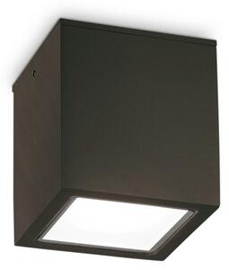 Ideal Lux - Vonkajšie bodové svietidlo TECHO 1xGU10/20W/230V 9x9 cm IP54 čierna