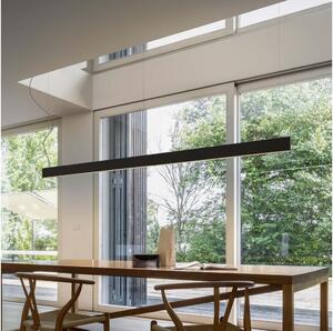 Ideal Lux - Závesný LED luster na lane LINUS LED/32W/230V 3000K CRI 90 120 cm čierna