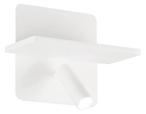 Ideal Lux - LED nástenné bodové svietidlo PIANO LED/10W/230V CRI 90 USB biela