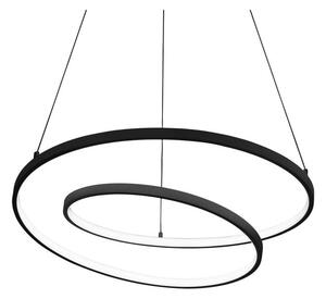 Ideal Lux - LED stmievateľný luster na lanku OZ LED/48W/230V pr. 60cm CRI 90 čierna