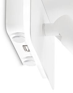 Ideal Lux - LED nástenné bodové svietidlo PIANO LED/10W/230V CRI 90 USB biela