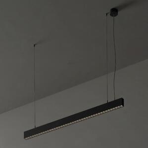 Ideal Lux - LED závesný luster na lanku OFFICE LED/30W/230V 4000K CRI 90 čierna