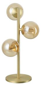 Ideal Lux - LED stolná lampa PERLAGE 3xG9/3W/230V zlatá/dymová béžová