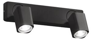 Ideal Lux - LED nástenné bodové svietidlo RUDY 2xGU10/7W/230V CRI 90 čierne