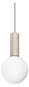Ideal Lux - LED luster na lanku ODEON LED/8W/230V CRI 90 pr. 15 cm béžová/biela