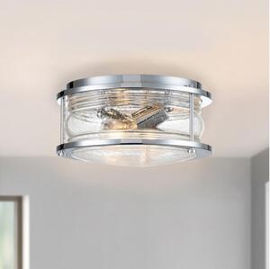 Quintiesse QN-ASHLANDBAY-F-PC-BATH-Kúpeľňové stropné svietidlo ASHLAND 2xE27/60W/230V IP44