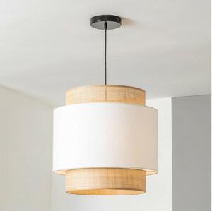 Brilagi - Luster na lanku CERIA 1xE27/40W/230V priemer 30 cm čierna/béžová/biela
