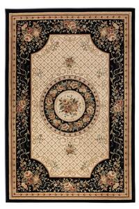 Nouristan Kusový koberec Herat 105993 Black Cream - 80x120 cm