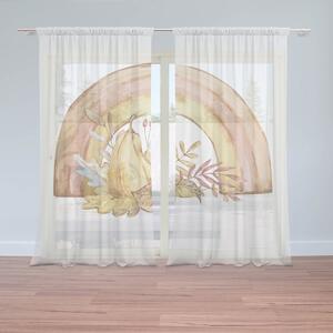 Sablio Záclony Jesenná dúha: 2ks 150x250cm