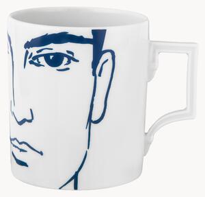 Ručne vyrobená šálka z porcelánu Adam