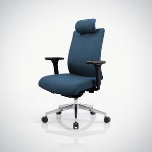 Ergonomická kancelárska stolička tmavomodrá VECTOR