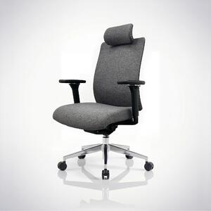 Ergonomická kancelárska stolička tmavosivá VECTOR