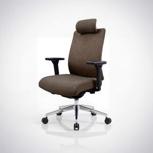 Ergonomická kancelárska stolička hnedá VECTOR